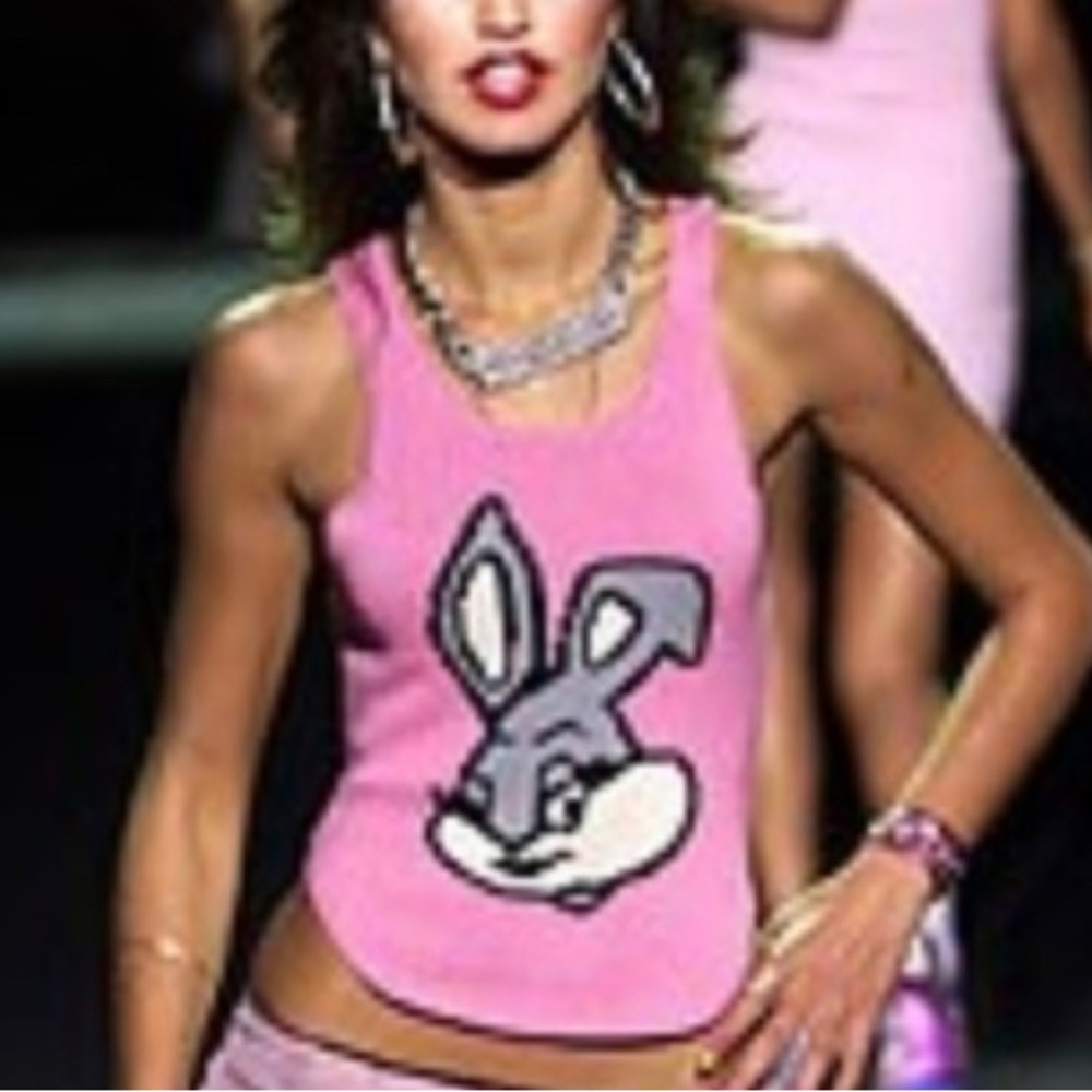 Vintage Betsey Johnson BETSEYVILLE bunny tank
